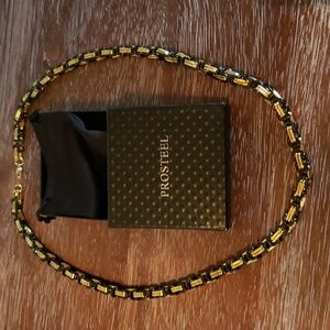 Brand New! Prosteel Byzantine Chain Necklace